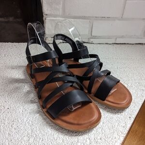 TOMS Black Sandals Women's 7